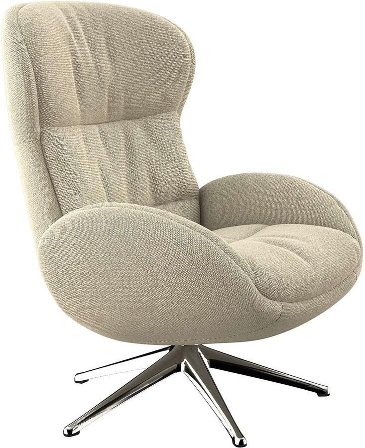 FLEXLUX Relaxfauteuil Haze uitstekend comfort Alu voet organisch design ergonomisch - Foto 4