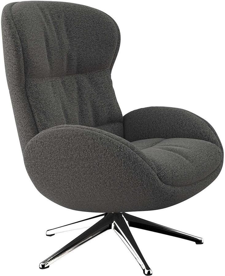 FLEXLUX Relaxfauteuil Haze uitstekend comfort Alu voet organisch design ergonomisch - Foto 4