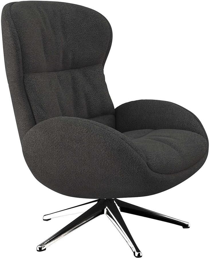 FLEXLUX Relaxfauteuil Haze uitstekend comfort Alu voet organisch design ergonomisch - Foto 4