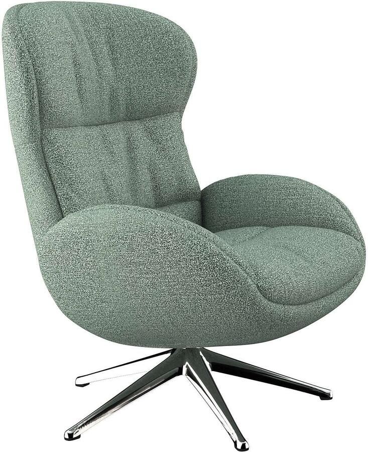 FLEXLUX Relaxfauteuil Haze uitstekend comfort Alu voet organisch design ergonomisch - Foto 4