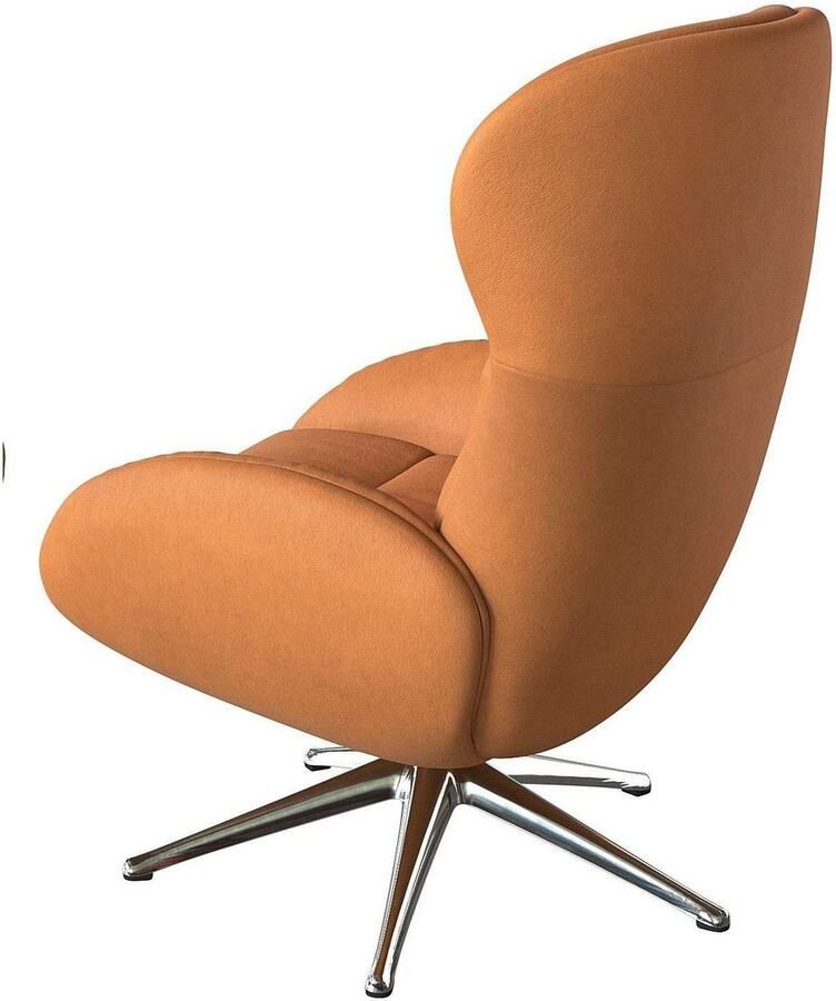 FLEXLUX Relaxfauteuil Haze uitstekend comfort Alu voet organisch design ergonomisch