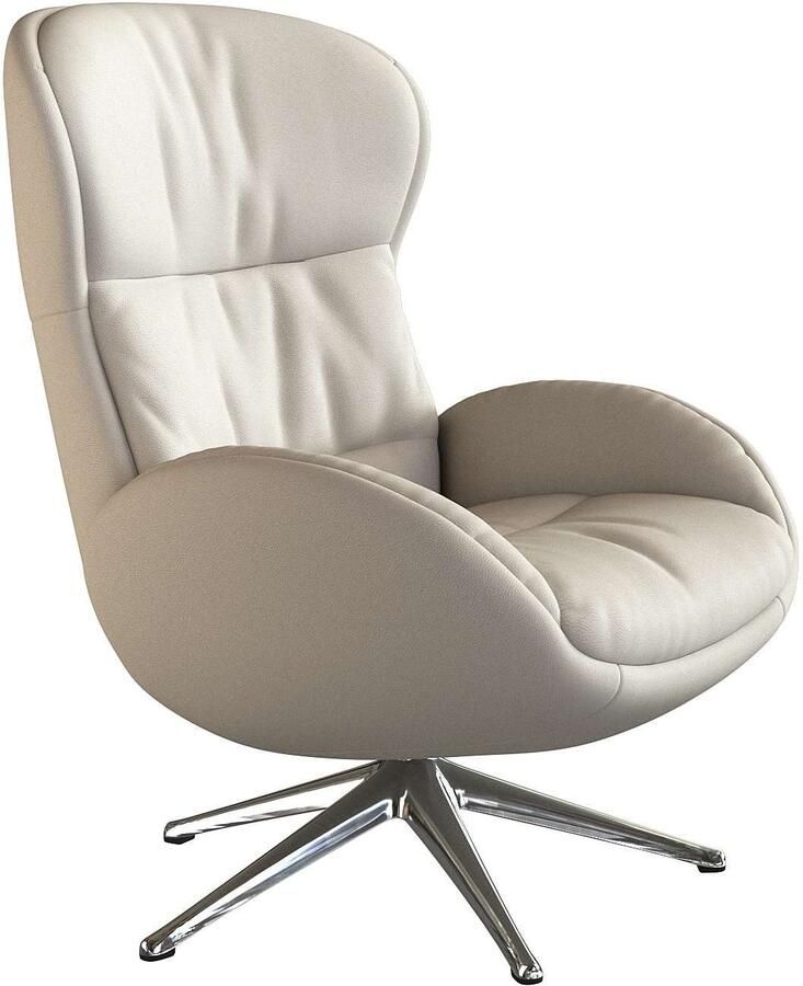 FLEXLUX Relaxfauteuil Haze uitstekend comfort Alu voet organisch design ergonomisch - Foto 4