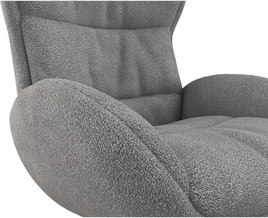 FLEXLUX Relaxfauteuil Haze uitstekend comfort Alu voet organisch design ergonomisch