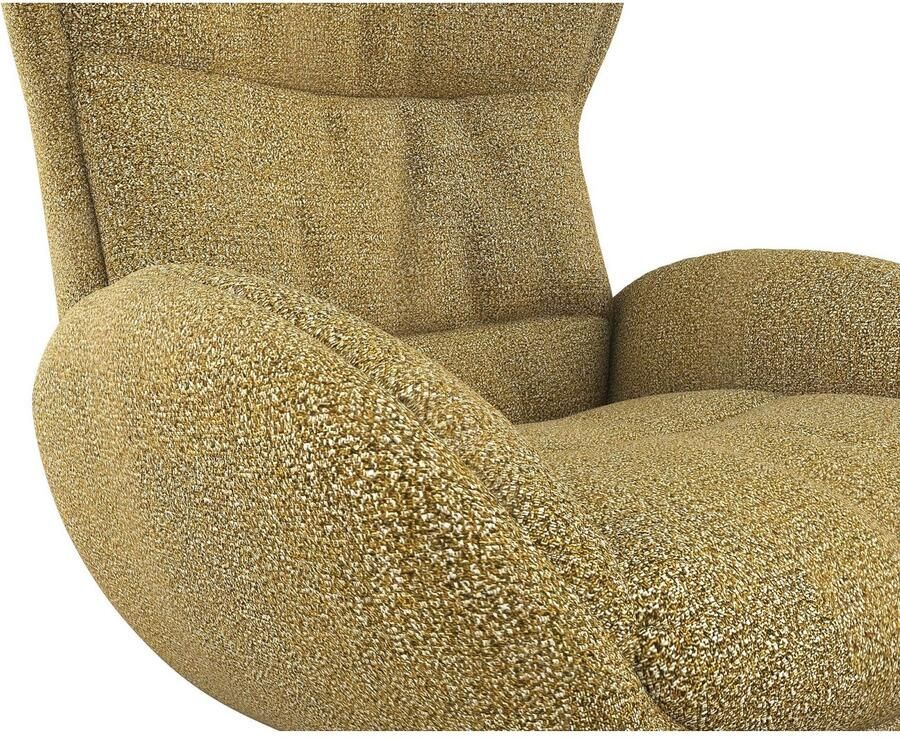 FLEXLUX Relaxfauteuil Haze uitstekend comfort Alu voet organisch design ergonomisch