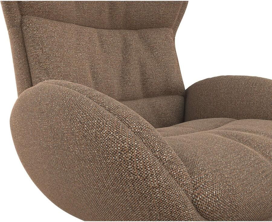FLEXLUX Relaxfauteuil Haze uitstekend comfort Alu voet organisch design ergonomisch