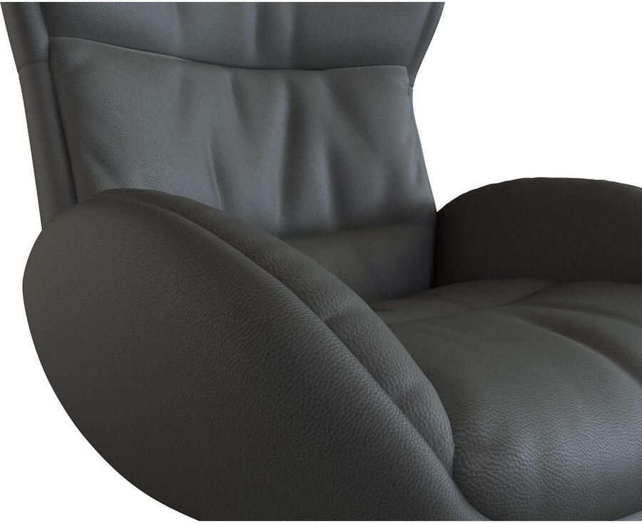 FLEXLUX Relaxfauteuil Haze uitstekend comfort Alu voet organisch design ergonomisch