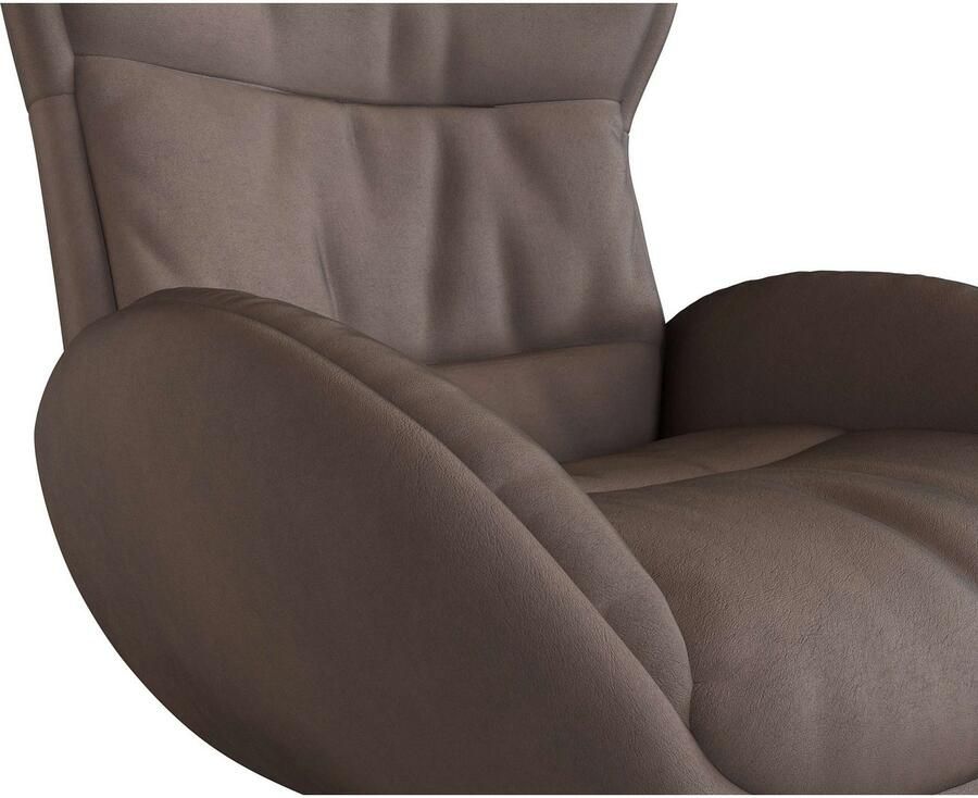 FLEXLUX Relaxfauteuil Haze uitstekend comfort Alu voet organisch design ergonomisch
