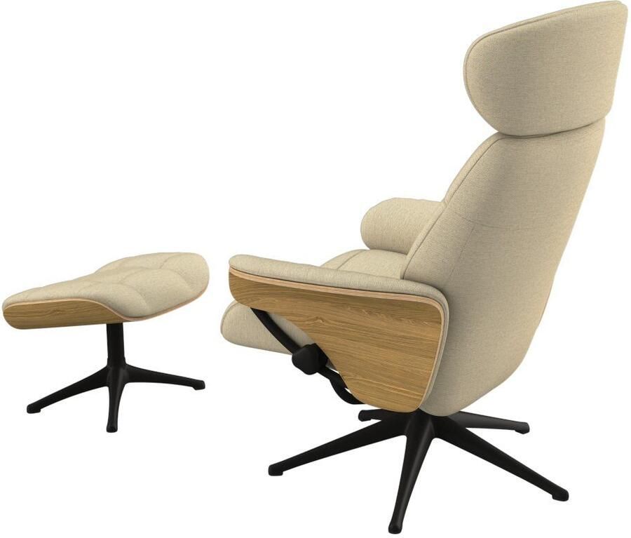 FLEXLUX Relaxfauteuil Skagen relaxfauteuil premium comfort armleuningen draaibaar Scandi - Foto 2