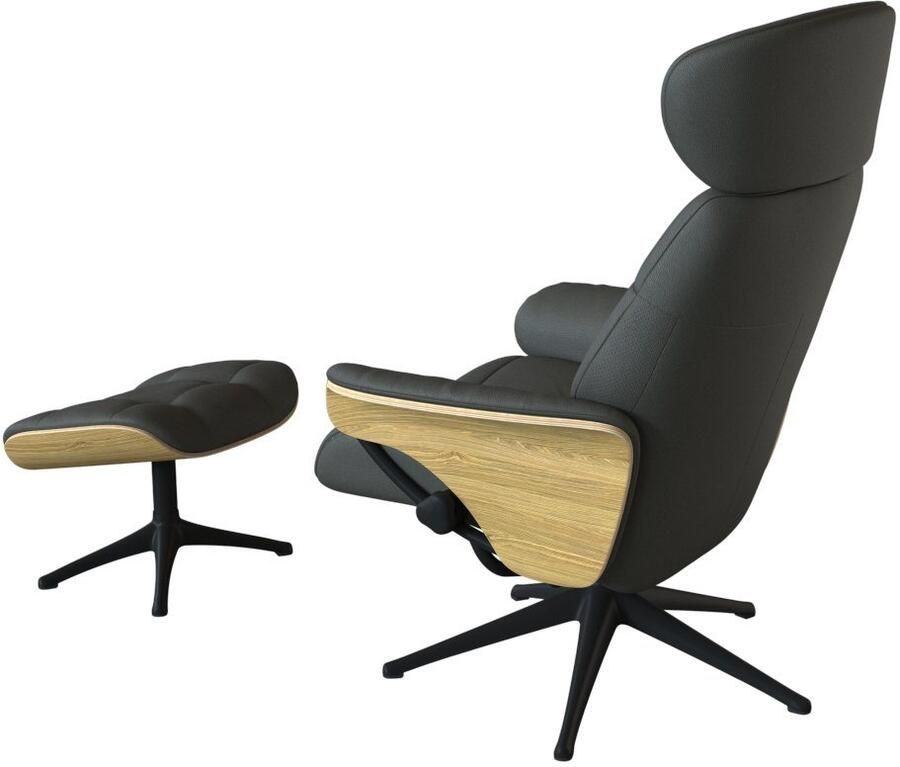 FLEXLUX Relaxfauteuil Skagen relaxfauteuil premium comfort armleuningen draaibaar Scandi - Foto 2