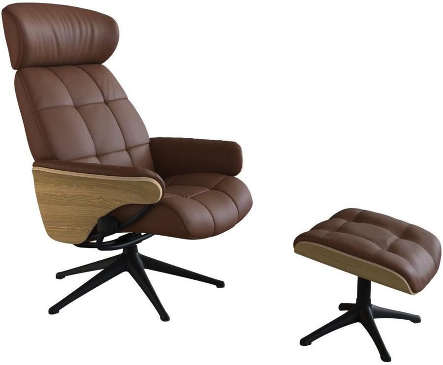 FLEXLUX Relaxfauteuil Skagen relaxfauteuil premium comfort armleuningen draaibaar Scandi - Foto 4