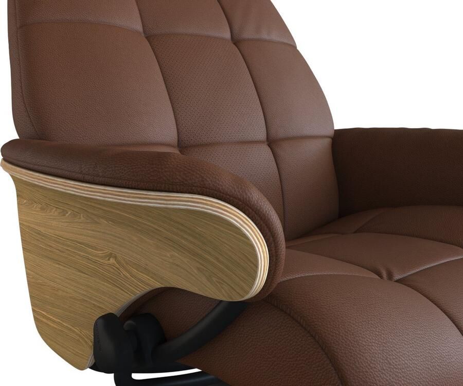 FLEXLUX Relaxfauteuil Skagen relaxfauteuil premium comfort armleuningen draaibaar Scandi - Foto 3