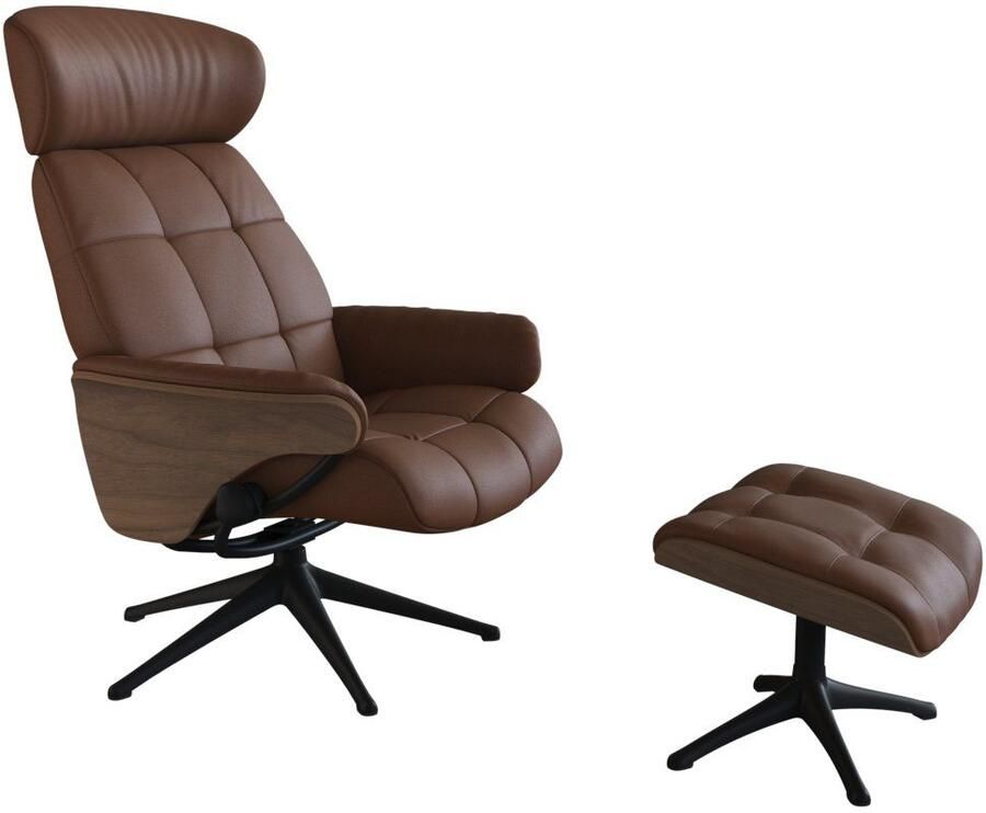 FLEXLUX Relaxfauteuil Skagen relaxfauteuil premium comfort armleuningen draaibaar Scandi - Foto 4