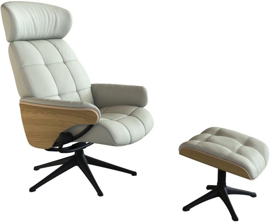 FLEXLUX Relaxfauteuil Skagen relaxfauteuil premium comfort armleuningen draaibaar Scandi - Foto 4