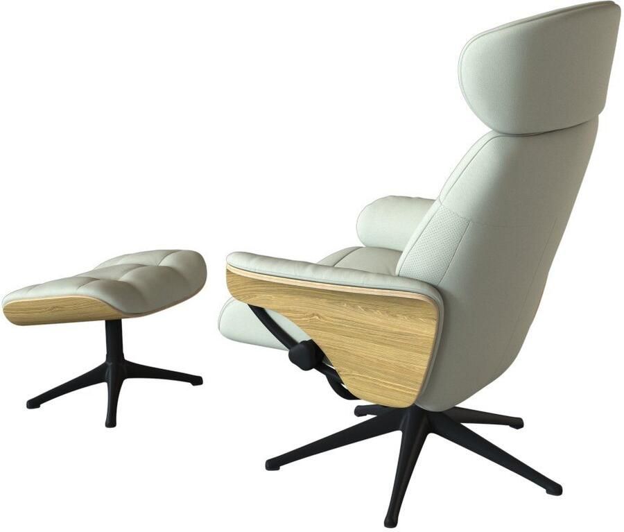 FLEXLUX Relaxfauteuil Skagen relaxfauteuil premium comfort armleuningen draaibaar Scandi - Foto 2