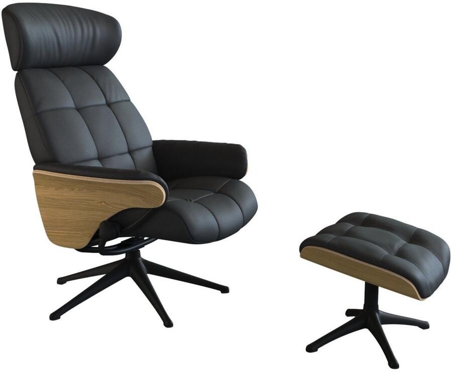 FLEXLUX Relaxfauteuil Skagen relaxfauteuil premium comfort armleuningen draaibaar Scandi - Foto 4