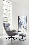 FLEXLUX Relaxfauteuil Tv-fauteuil More ergonomisch draaibaar robuuste voet Scandi Eersteklas comfort rug- en hoofdsteunverstelling draaibaar zwarte voet - Foto 6