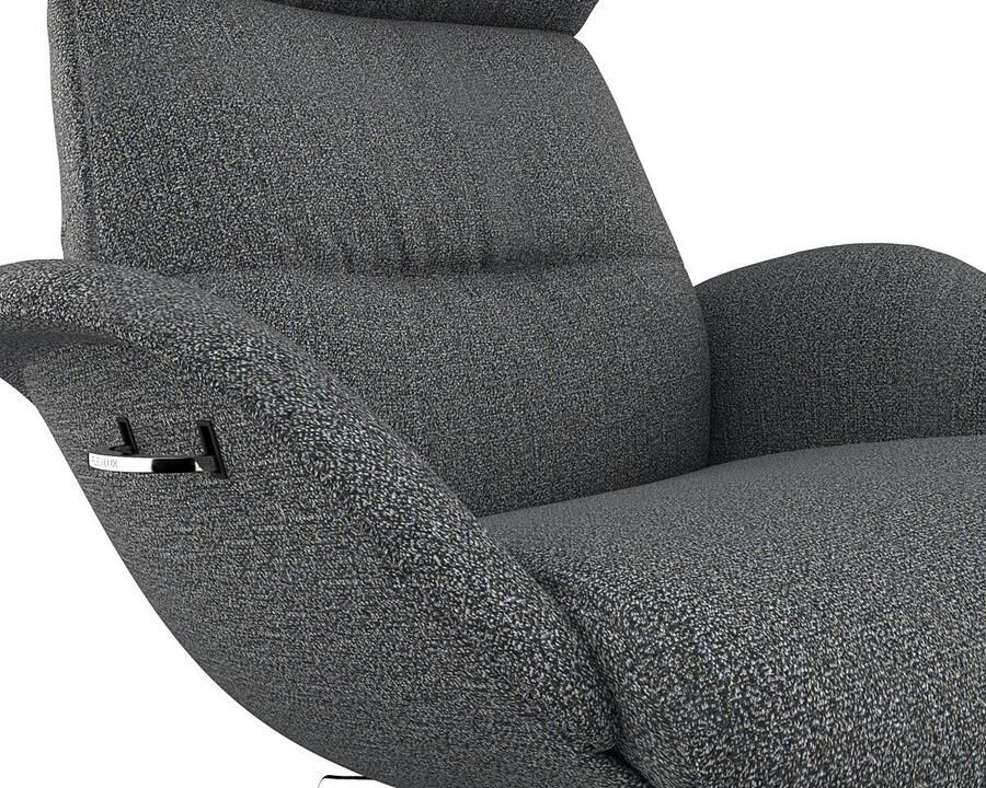 FLEXLUX Relaxfauteuil Tv-fauteuil More ergonomisch draaibaar robuuste voet Scandi Premium comfort rug- en hoofdeindeverstelling draaibaar voet van aluminium - Foto 3