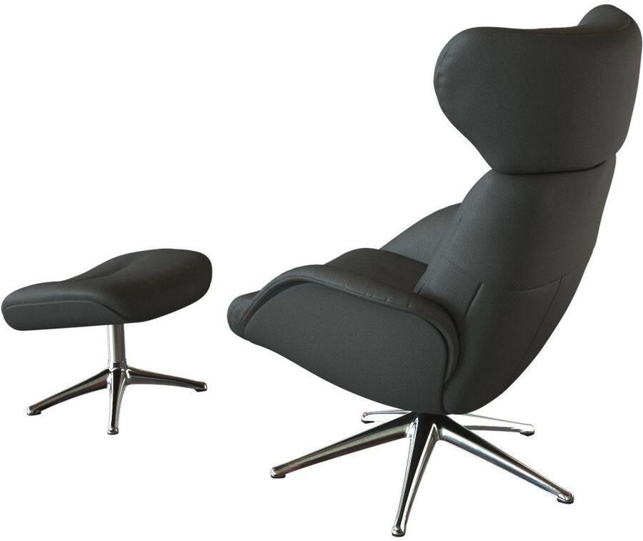 FLEXLUX Relaxfauteuil Tv-fauteuil More ergonomisch draaibaar robuuste voet Scandi Premium comfort rug- en hoofdeindeverstelling draaibaar voet van aluminium - Foto 2