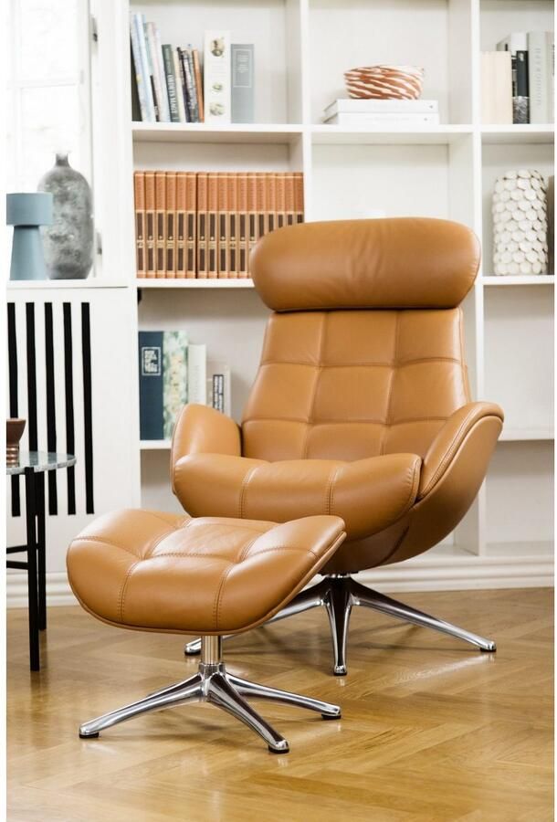 FLEXLUX Voetenbankje Chester beensteun ontspanning hoog comfort ergonomisch - Foto 2