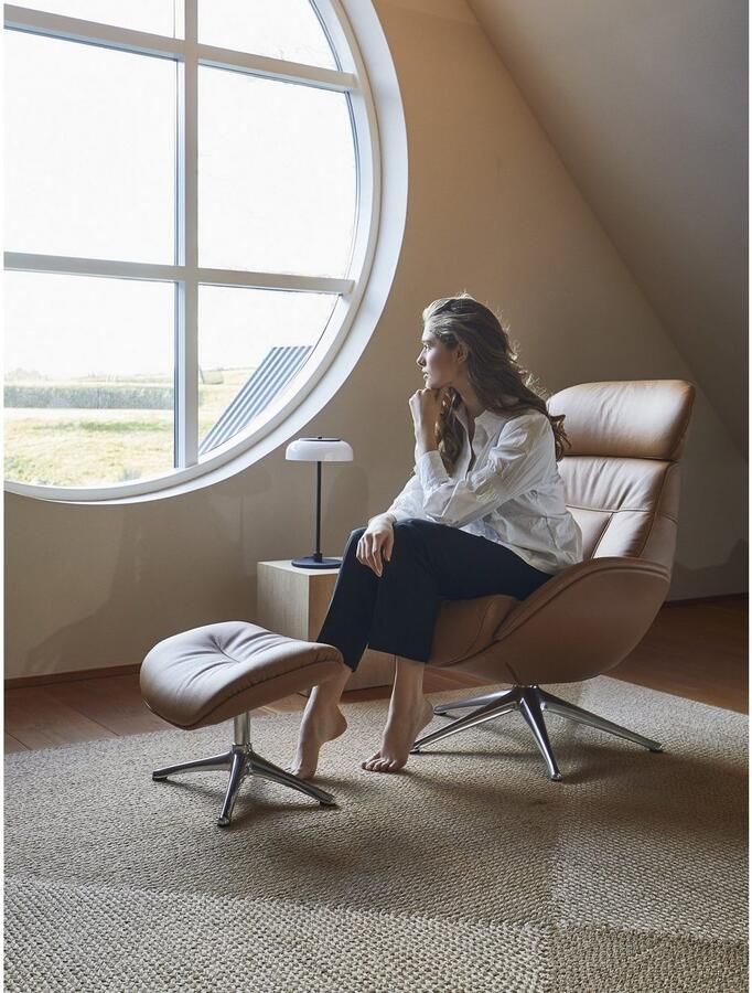 FLEXLUX Voetenbankje Elegant beensteun ontspanning Scandinavisch ultiem comfort - Foto 2