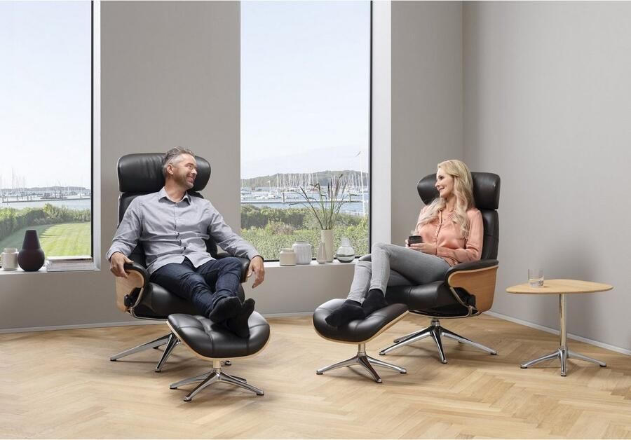 FLEXLUX Relaxfauteuil Skagen relaxfauteuil premium comfort armleuningen draaibaar Scandi - Foto 6
