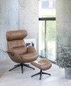 FLEXLUX Relaxfauteuil Tv-fauteuil More ergonomisch draaibaar robuuste voet Scandi Eersteklas comfort rug- en hoofdsteunverstelling draaibaar zwarte voet - Foto 7