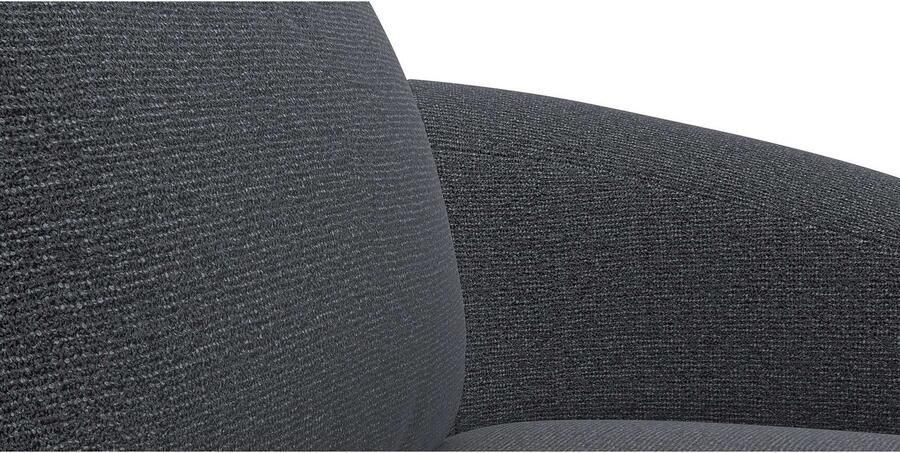 FLEXLUX Zithoek Torino rond L-vorm bankhoek met recamière longchair-sofa