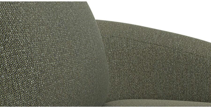 FLEXLUX Zithoek Torino rond L-vorm bankhoek met recamière longchair-sofa