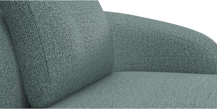 FLEXLUX Zithoek Torino rond L-vorm bankhoek met recamière longchair-sofa