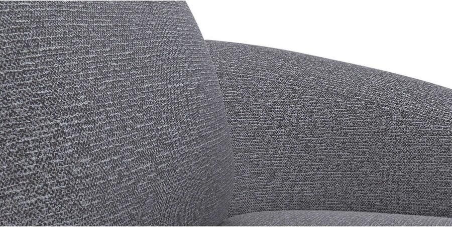 FLEXLUX Zithoek Torino rond L-vorm bankhoek met recamière longchair-sofa