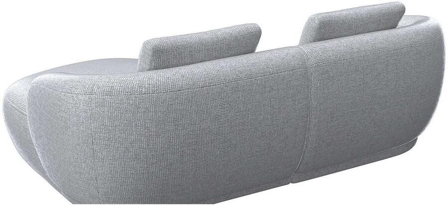 FLEXLUX Zithoek Torino rond L-vorm bankhoek met recamière longchair-sofa - Foto 3