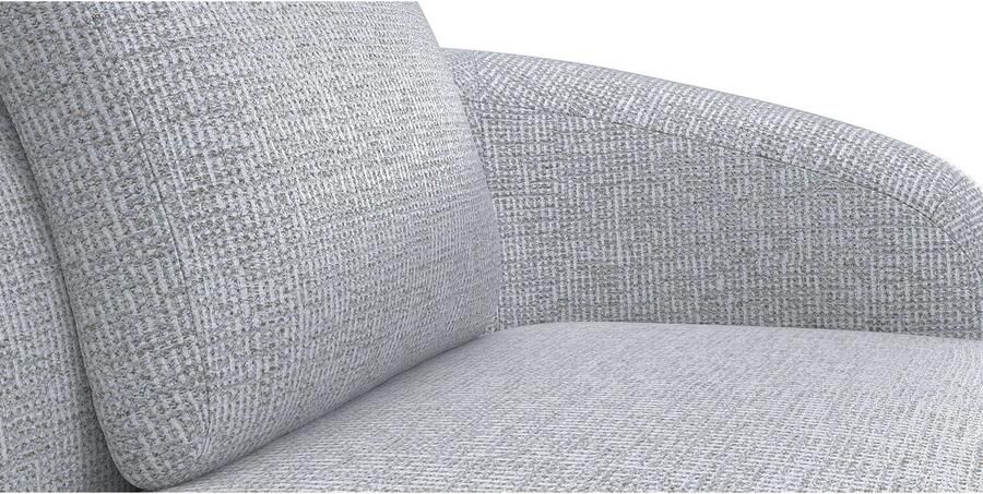 FLEXLUX Zithoek Torino rond L-vorm bankhoek met recamière longchair-sofa - Foto 2