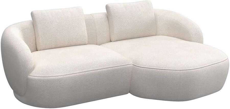 FLEXLUX Zithoek Torino rond L-vorm bankhoek met recamière longchair-sofa - Foto 3