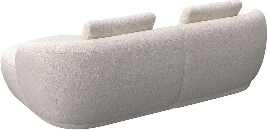 FLEXLUX Zithoek Torino rond L-vorm bankhoek met recamière longchair-sofa - Foto 2