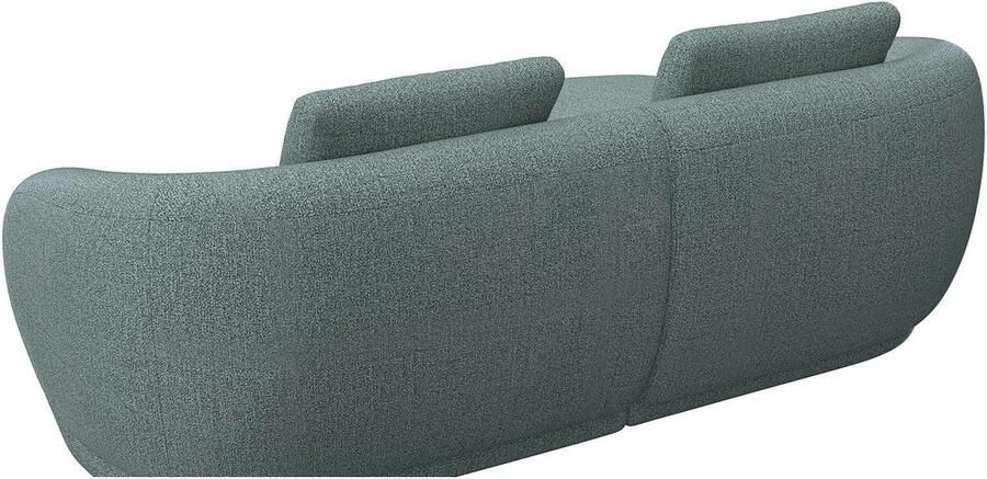 FLEXLUX Zithoek Torino rond L-vorm bankhoek met recamière longchair-sofa - Foto 3