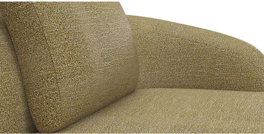 FLEXLUX Zithoek Torino rond L-vorm bankhoek met recamière longchair-sofa