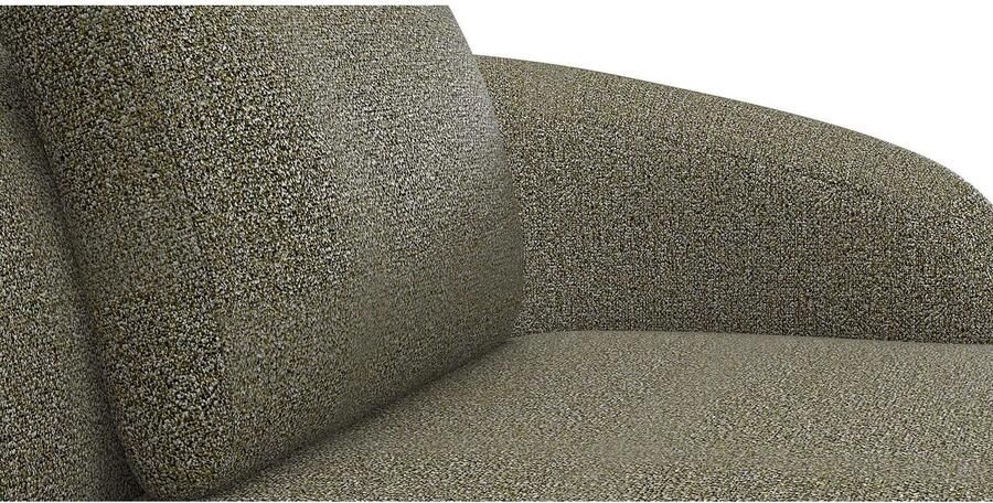 FLEXLUX Zithoek Torino rond L-vorm bankhoek met recamière longchair-sofa