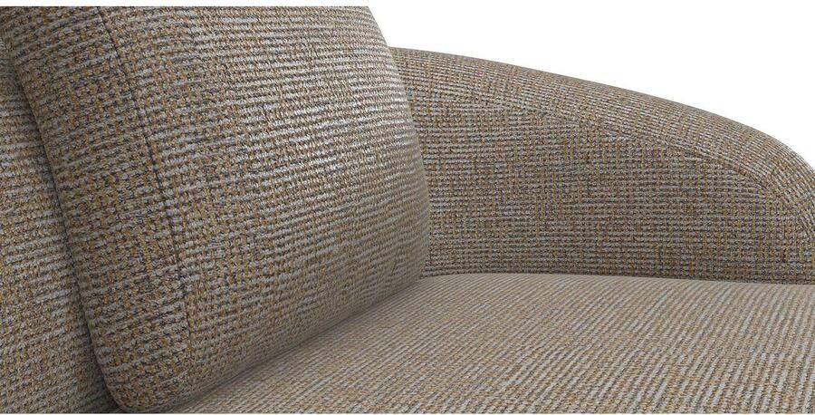 FLEXLUX Zithoek Torino rond L-vorm bankhoek met recamière longchair-sofa