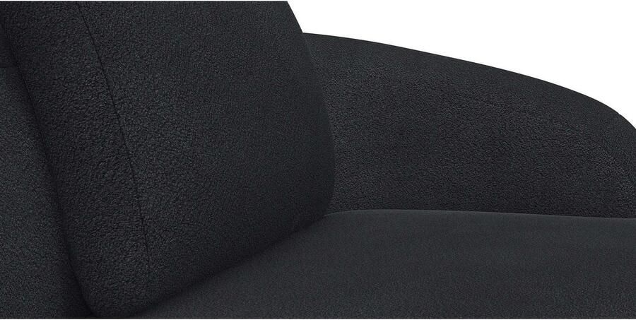 FLEXLUX Zithoek Torino rond L-vorm bankhoek met recamière longchair-sofa