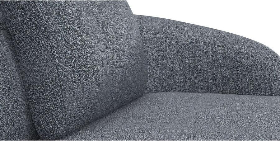 FLEXLUX Zithoek Torino rond L-vorm bankhoek met recamière longchair-sofa