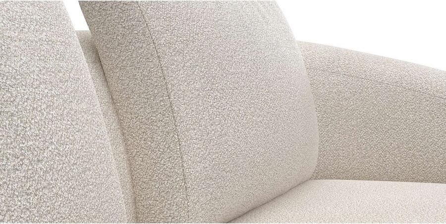 FLEXLUX Zithoek Torino rond L-vorm bankhoek met recamière longchair-sofa