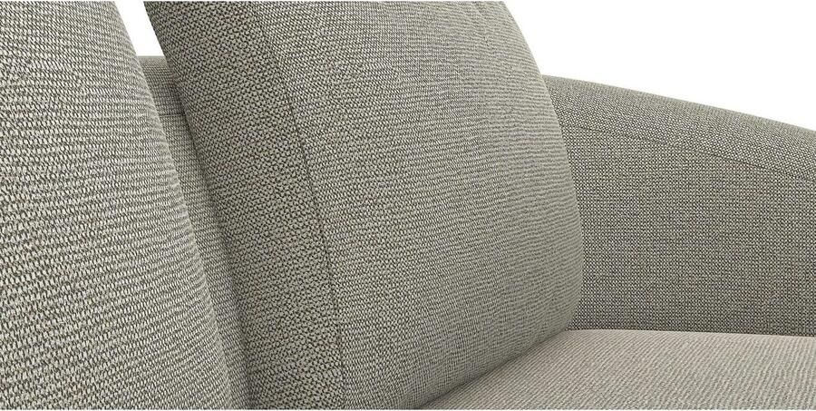 FLEXLUX Zithoek Torino rond L-vorm bankhoek met recamière longchair-sofa