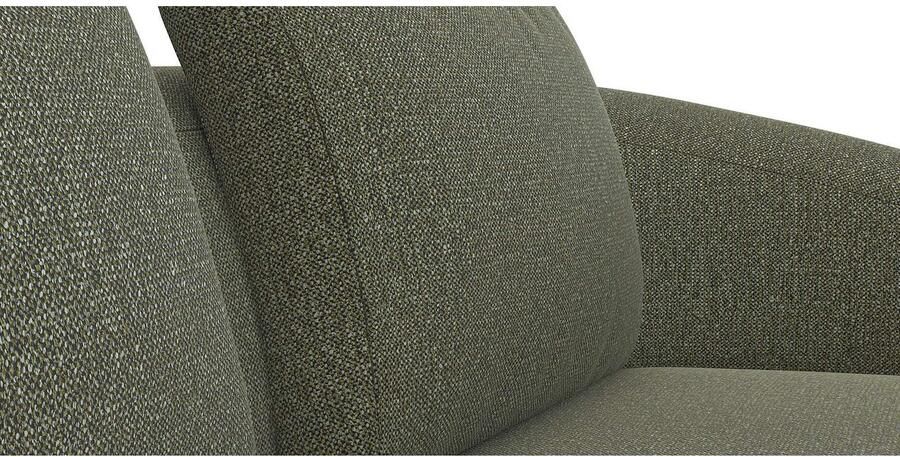 FLEXLUX Zithoek Torino rond L-vorm bankhoek met recamière longchair-sofa