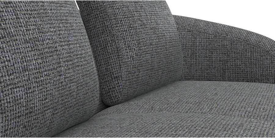 FLEXLUX Zithoek Torino rond L-vorm bankhoek met recamière longchair-sofa