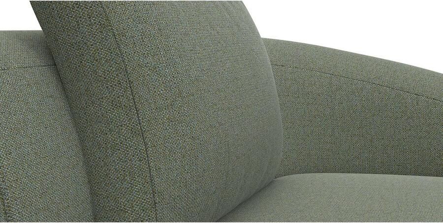 FLEXLUX Zithoek Torino rond L-vorm bankhoek met recamière longchair-sofa