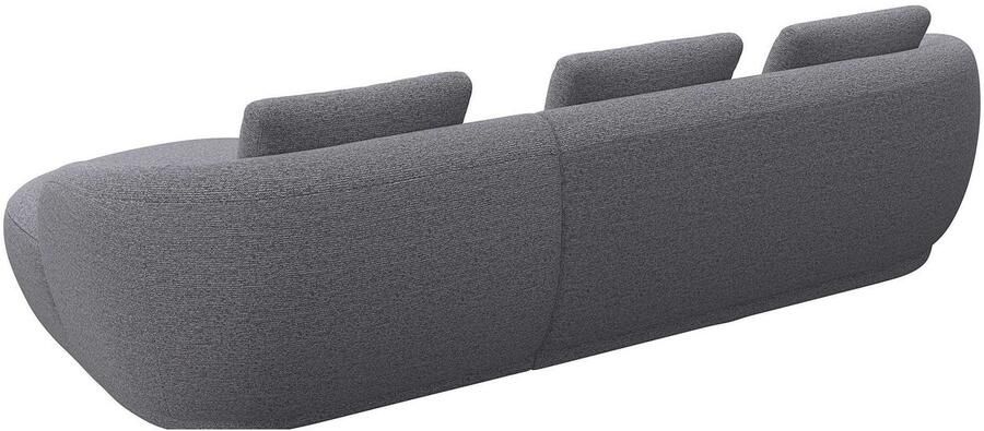 FLEXLUX Zithoek Torino rond L-vorm bankhoek met recamière longchair-sofa - Foto 2