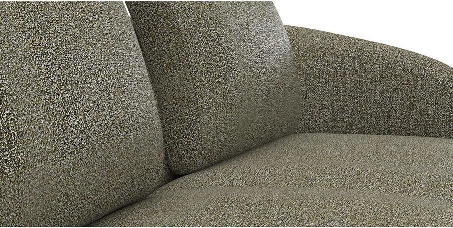 FLEXLUX Zithoek Torino rond L-vorm bankhoek met recamière longchair-sofa