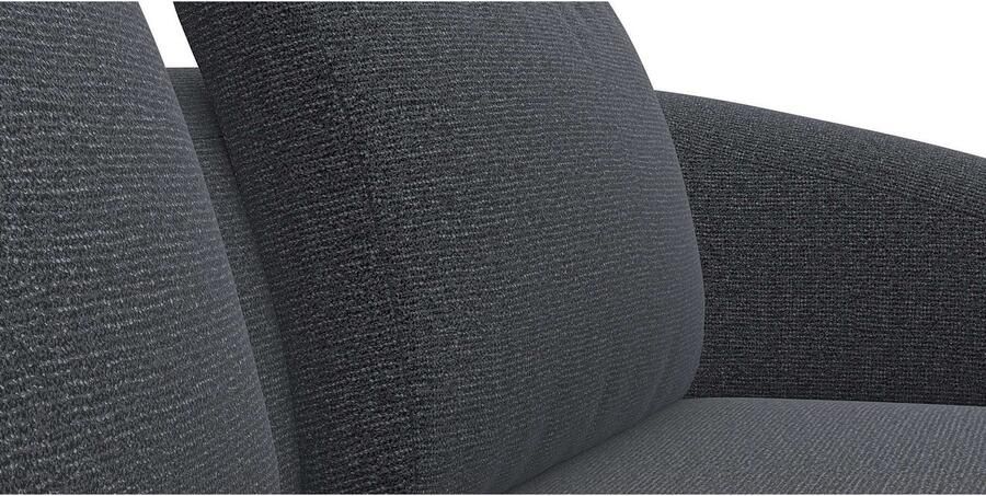 FLEXLUX Zithoek Torino rond L-vorm bankhoek met recamière longchair-sofa