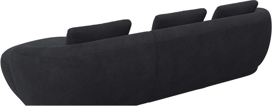 FLEXLUX Zithoek Torino rond L-vorm bankhoek met recamière longchair-sofa - Foto 3