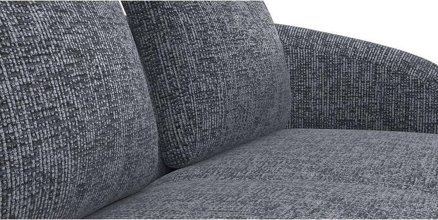 FLEXLUX Zithoek Torino rond L-vorm bankhoek met recamière longchair-sofa